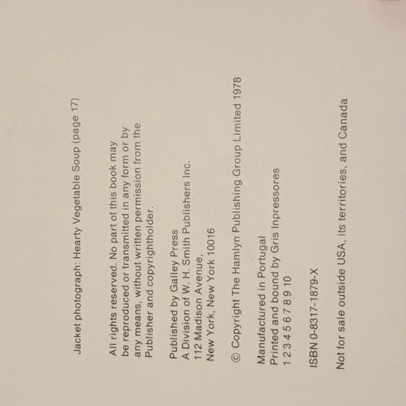 The Crockery Cookbook by Marry Berry  Vintage 1978 copyright Hardcover - Picture 5 of 5